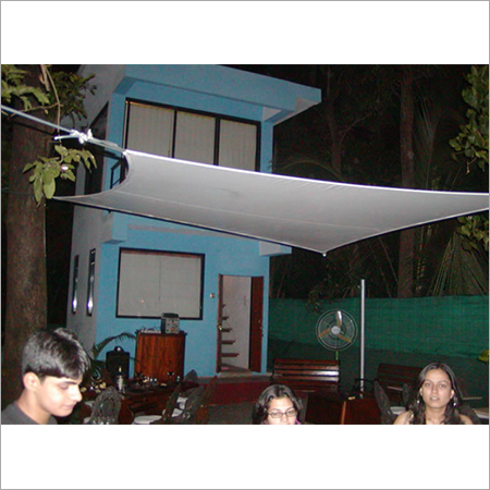 Shade Sails - High-density Polyethylene Material, Customizable Size, White Color - Uv Protection, Post-mounted Installation, Ideal For Schools And Outdoor Spaces