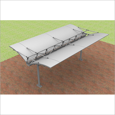 Tensile Structure - Pvc Coated Polyester, Customizable Dimensions, White Color | Uv Absorbing, Fire Rated Class A, Professional Installation, 5-year Warranty