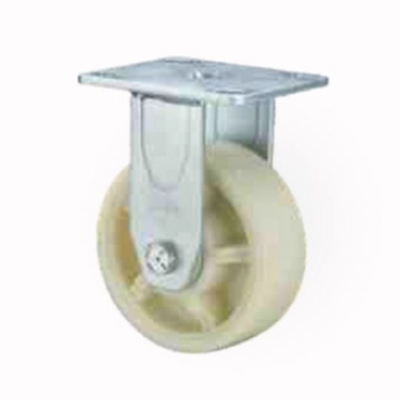 भारी शुल्क पॉलीप्रोपेलीन दूधिया सफेद कैस्टर व्हील