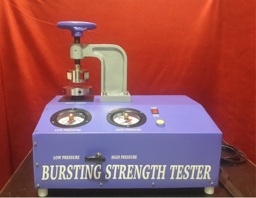 Delux Bursting Strength Tester - Application: Laboratory