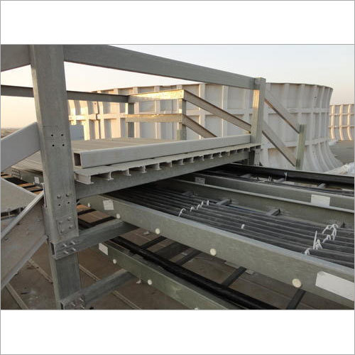 FRP Ladder Cable Trays - 3000 mm Length, 50-1000 mm Width | Fiber Reinforced Plastic, 256 MPa Tensile Strength, Standard Thickness 3-6 mm