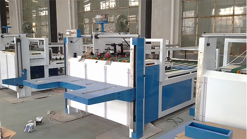 Customized Electric Driven Type Semi Auto Folder Gluer For Corrugated Carton Box