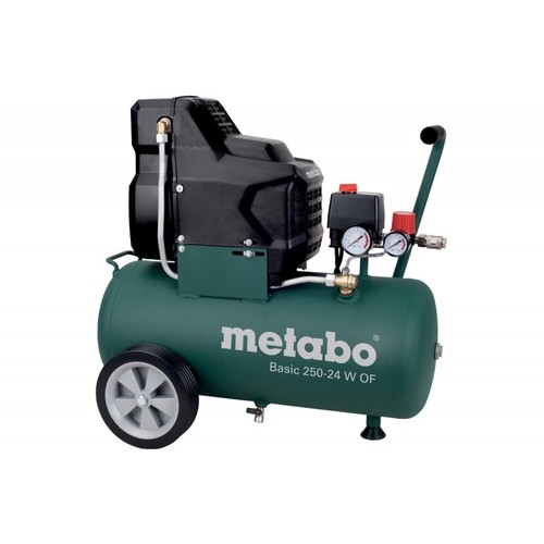 Air Compressor - 24L Oil-Free, 2HP Motor | Durable & Mobile with Pressure Regulator, Overload Protection, Easy Start
