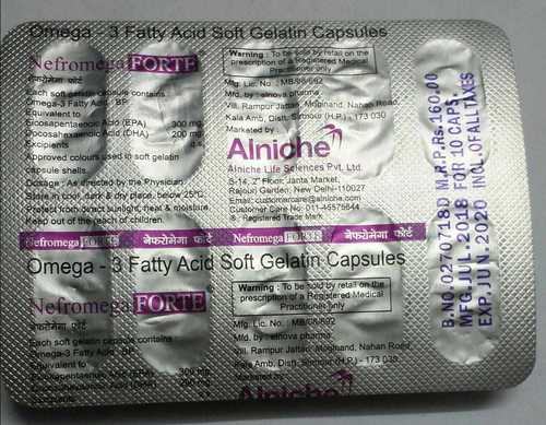 Omega 3 Fatty Acid Soft Gelatin Cap Specific Drug
