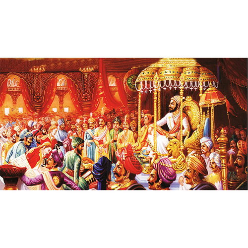 Shiva Ji Maharaj Rajyabhishek Painting