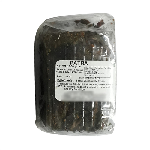 200 Gms Fried Patra Ingredients: Besan