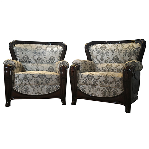 Crafted Living Room Single Seater Sofa Set