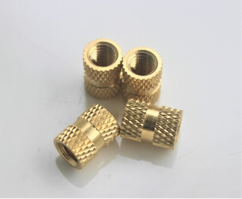 Brass Cross Knurled Inserts Diameter: 1-100 Millimeter (Mm)