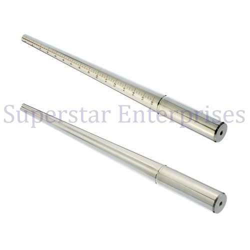 स्टील रिंग मैंड्रेल ग्रूव्ड मार्क्ड