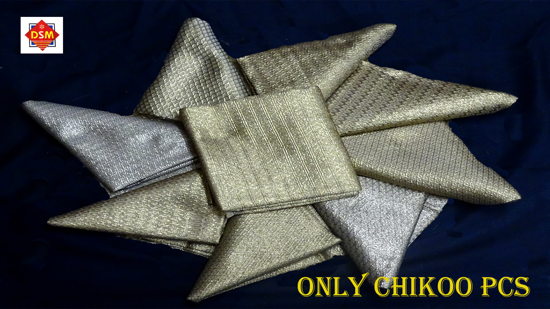 Fancy Brocket Fabric Blouse Piece - 0.65 Length Centimeters | Silver, Gold, Brown Colors, Washable, Quick Dry, No Fade, All Season