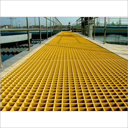 GRP Grating Systems - 7mm Thick, Yellow Rectangular Panels | Corrosion-Resistant Composite Material, Extended Service Life for Industrial Applications