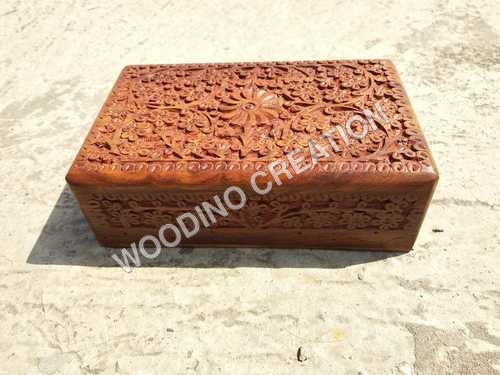 Designer Wooden Carving Box