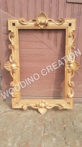 डिज़ाइनर लकड़ी का मिरर फ़्रेम