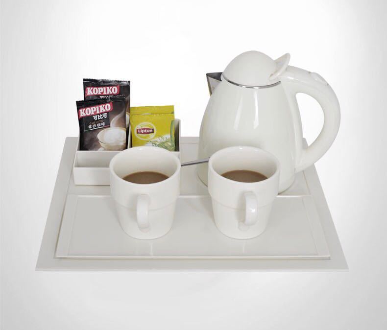 Stainless Steel Electric Kettle Tray Set
