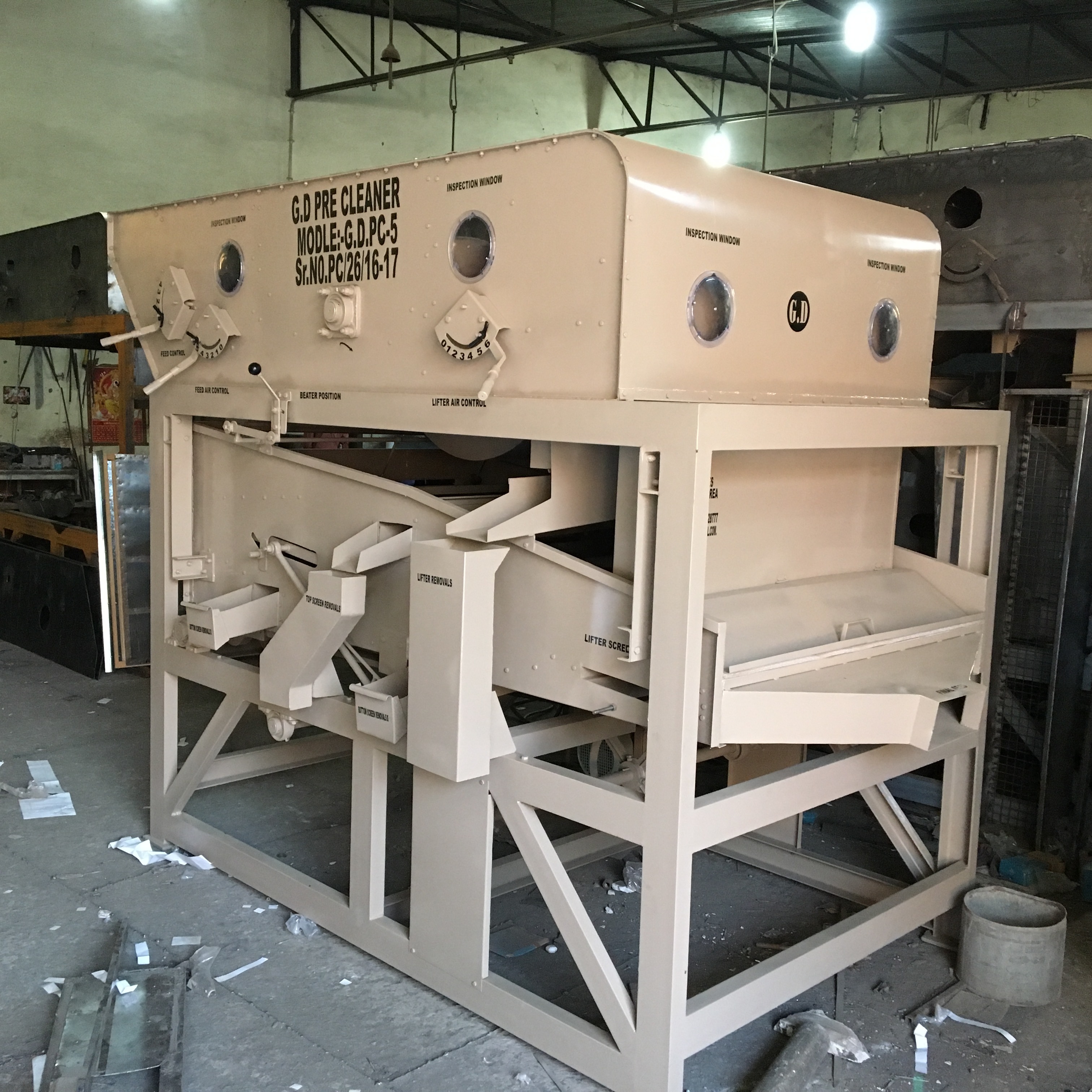 Seed Pre Cleaner Model - Capacity 8 Tph