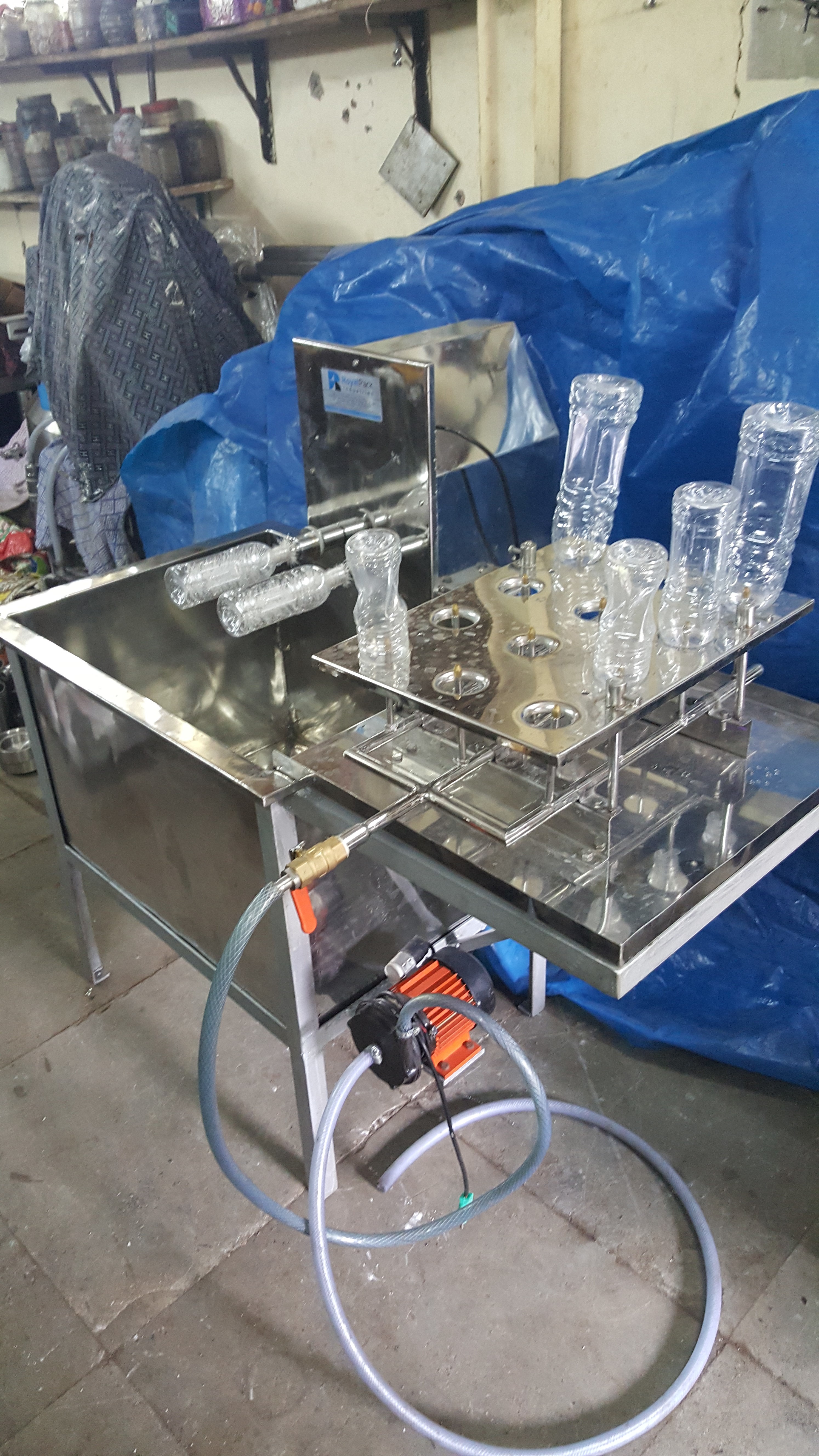 Semi-automatic Automatic Bottle Washing Machine
