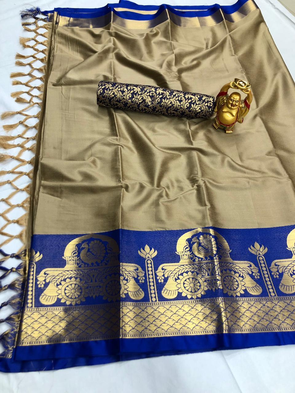 Printed Cotton Silk Sarees