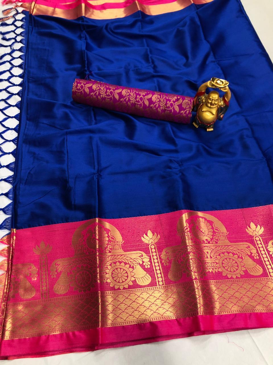 Printed Cotton Silk Sarees