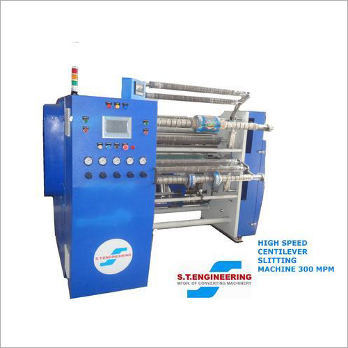 Blue Cantilever Slitting Machine