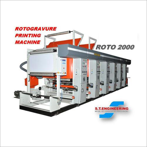 Rotogravure Printing Machine - Steel, 3 Phase Power, 220 to 415V | 1-Year Warranty, User-Friendly, Computerized, Automatic Operation