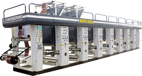 Automatic High Speed Rotogrvure Printing Machine