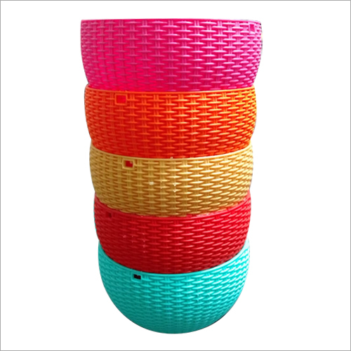 Avialable In Multi Colors Plastic Flower Pot
