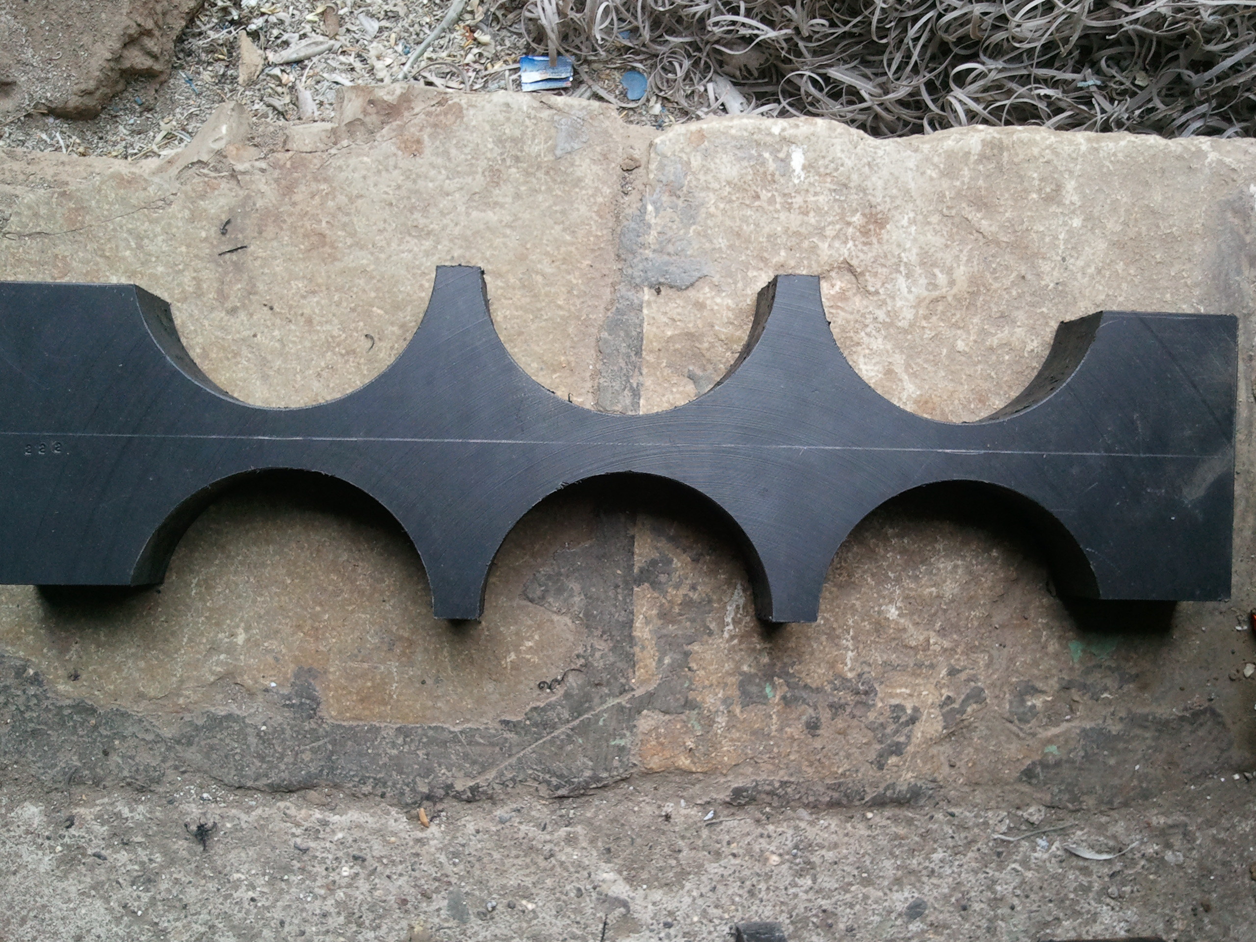 Plastic Spacer - Hdpe, Lightweight, Black | Effective For Industrial Use, Prevents Deformation & Damage In Washers And Gaskets