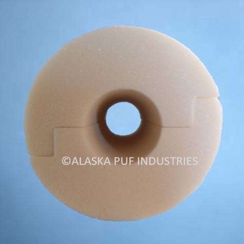 Step Cut PUF Pipe Section