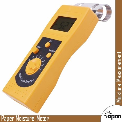 Paper Moisture Meter - 160mm X 60mm X 25mm Dimensions 0.00-2.00% (D) & 0.0-98.0% (S) Measuring Range Digital Display With Backlight Lightweight And Portable Design For Field Testing