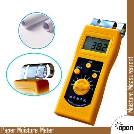 Paper Moisture Meter - 160mm X 60mm X 25mm Dimensions 0.00-2.00% (D) & 0.0-98.0% (S) Measuring Range Digital Display With Backlight Lightweight And Portable Design For Field Testing