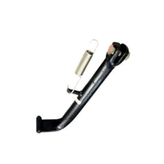 Two Wheeler Side Stand - Metal, 10 Inches, Black Finish | High Impact Strength, Rust Resistant, Sturdy & Durable