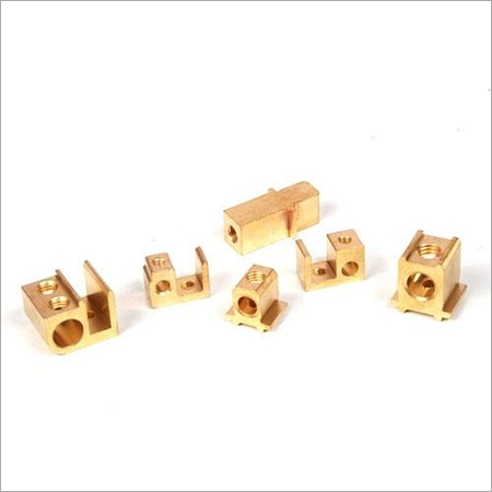 Brass Fuse Parts - HRC Fuse Contacts with Customized Designs, Golden Finish and Precision Threads | Deep Groove for Pull Out Resistance, Nickel or Chrome Plated Options