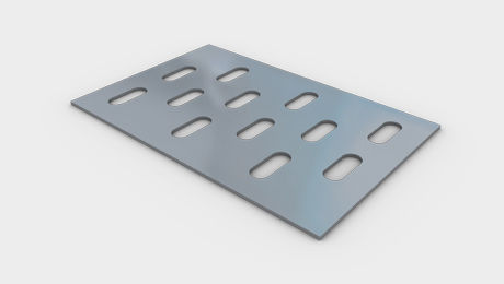 पाउडर कोटेड प्लेट