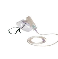 Aero Neb - Plastic, 30x15 Cm | Green-white Combination, Wide Adjustable Strap, Unique Convex Cone Design, Jet Action For Efficient Nebulization