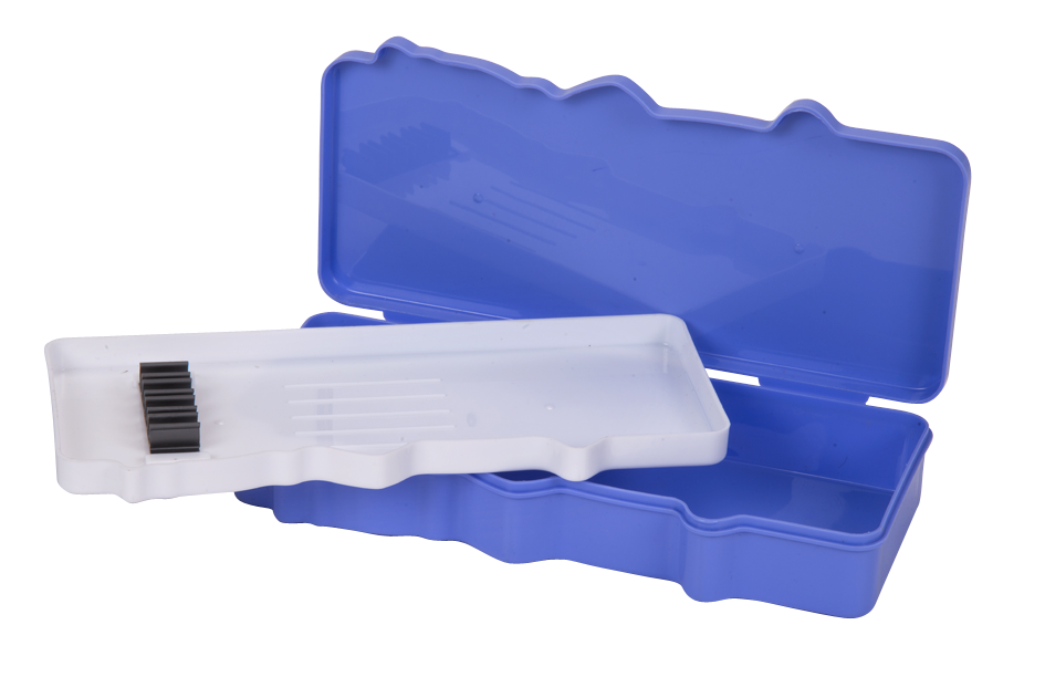 Pencil Box Vogly - Plastic, 10-20 Inch Size | Rigid Structure, Available In Various Shapes, Customizable Designs, And Diverse Color Range