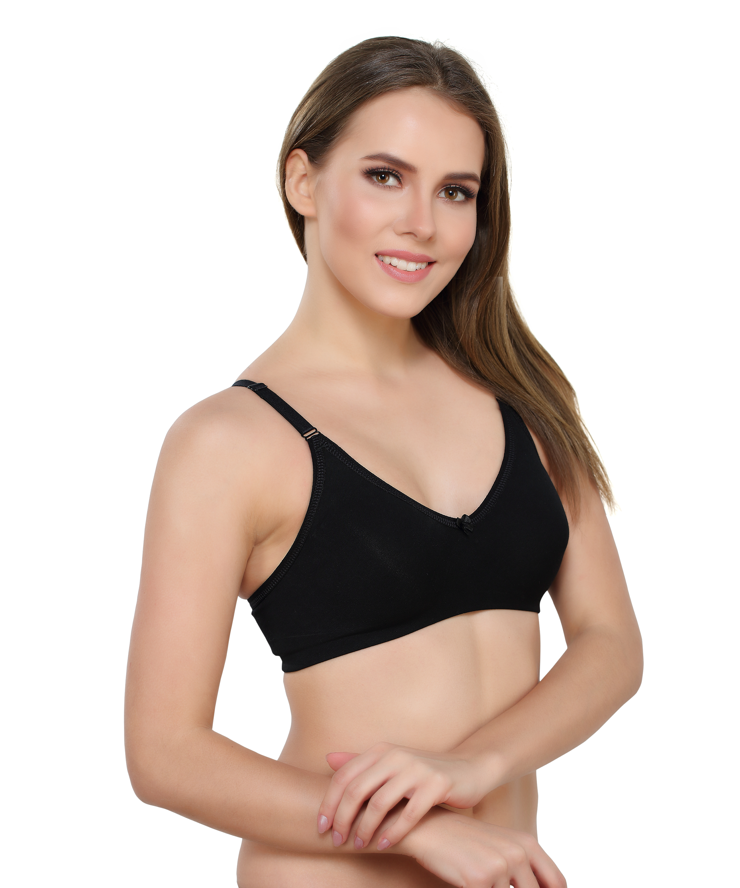 Sererna - Soft Cotton Elastane, Size 32b To 38b, Available In Various Colors | Unique Stitch-less Design, Engineered Inner Elastic For Comfort