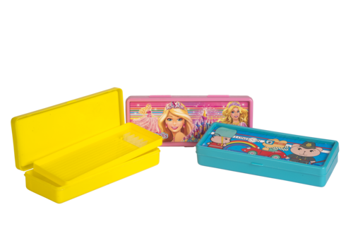 Pencil Box Roxy - Plastic, 10-20 Inch | Rigid Structure, Customizable Shapes, Vibrant Colors, Light Weight 50-150 Grams