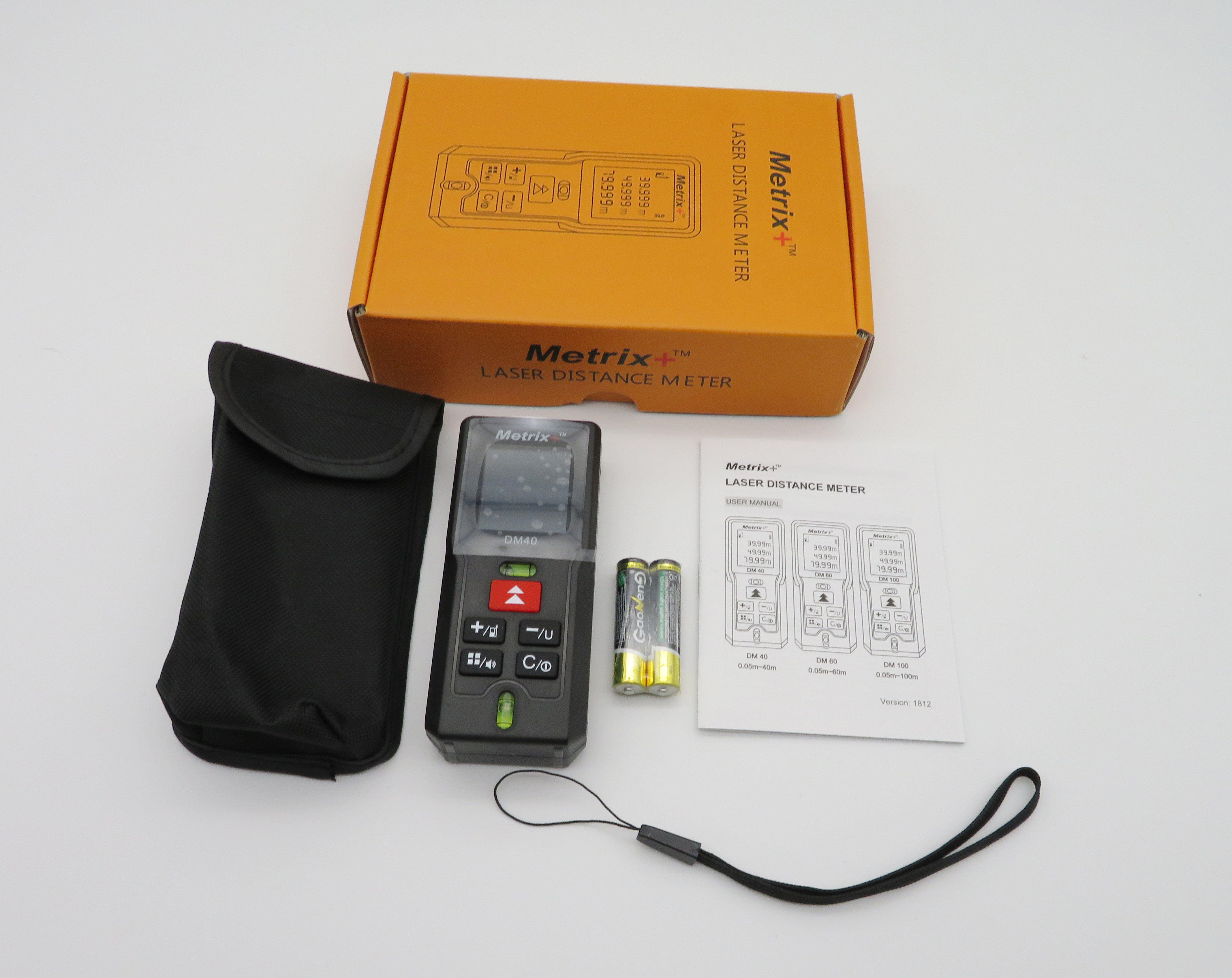 Laser Distance Meter Dm 40 - Color: Black