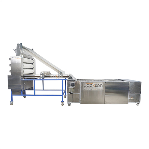 Heavy Duty Chapati Making Machine - Stainless Steel, 19x8x6 inches | 2000 Pcs/Hr Capacity, Electric Heating, PLC Control