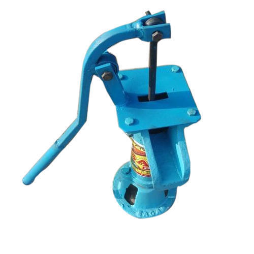 Blue Cast Iron Hand Pump