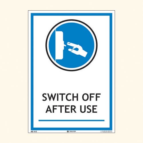 Mandatory Signs Ms 19