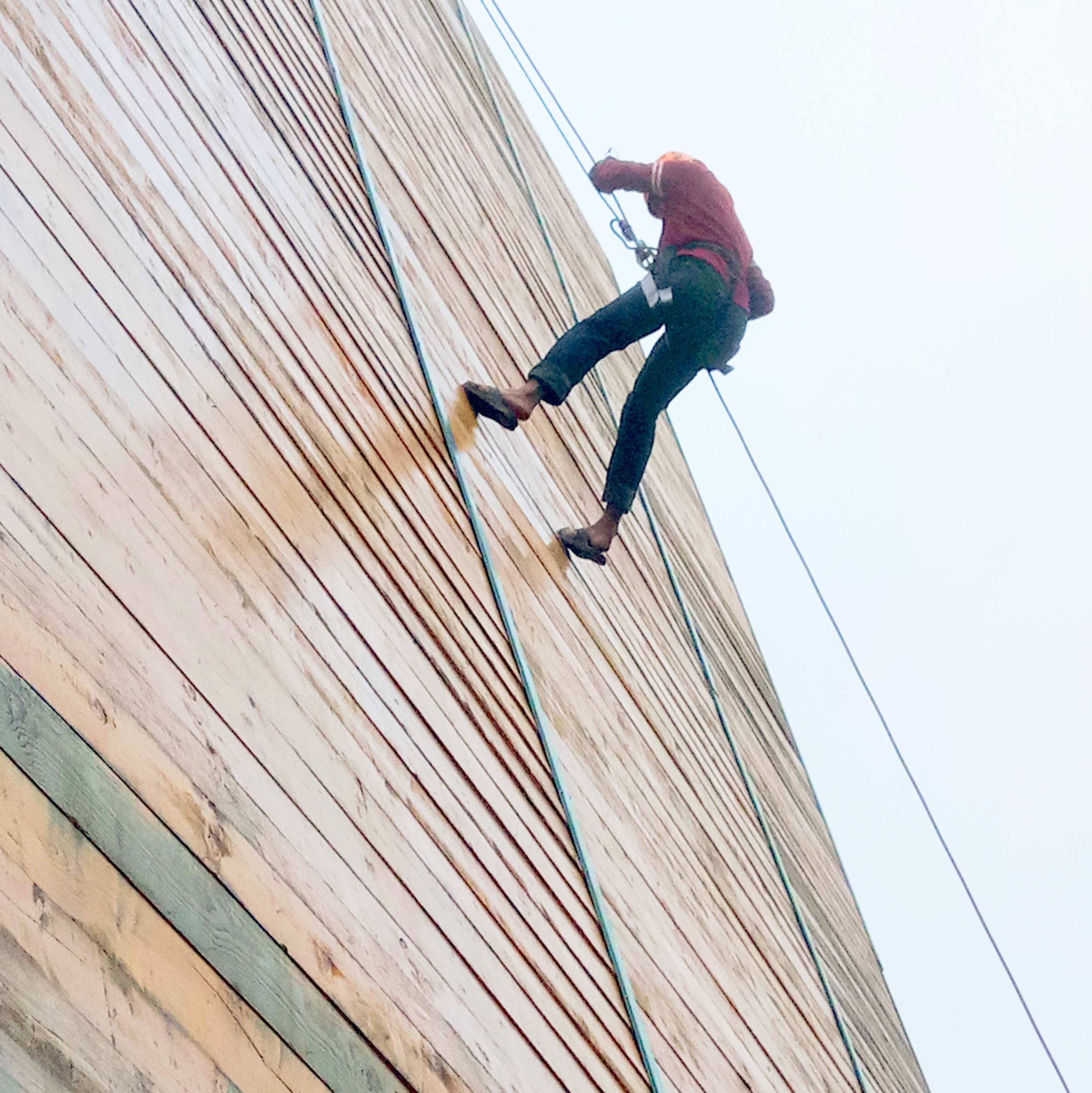 Rappelling