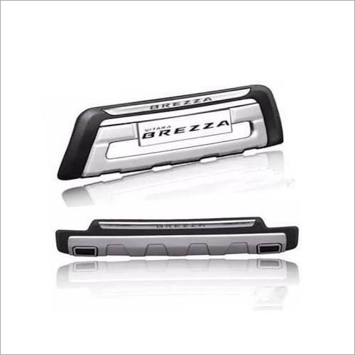 Black & Silver Brezza Front Or Rear Guard Abs