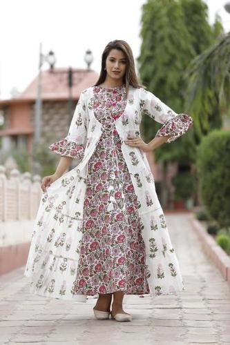 Designer Hand Block Print Kurti