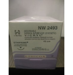 Rectangle Ethicon Synthetic Absorbable Coated Vicryl (Nw2493)