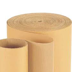 Brown Corrugated Roll