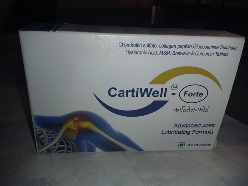 CartiWell Forte Tablets - 2 Tablets per Dose | Strengthens Bones and Muscles, Promotes Cartilage Regeneration, Enhances Bone Mineral Density, Fortified with Vitamin D
