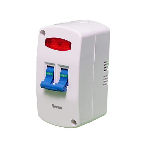 White & Blue 2 Pole Domestic Mcb