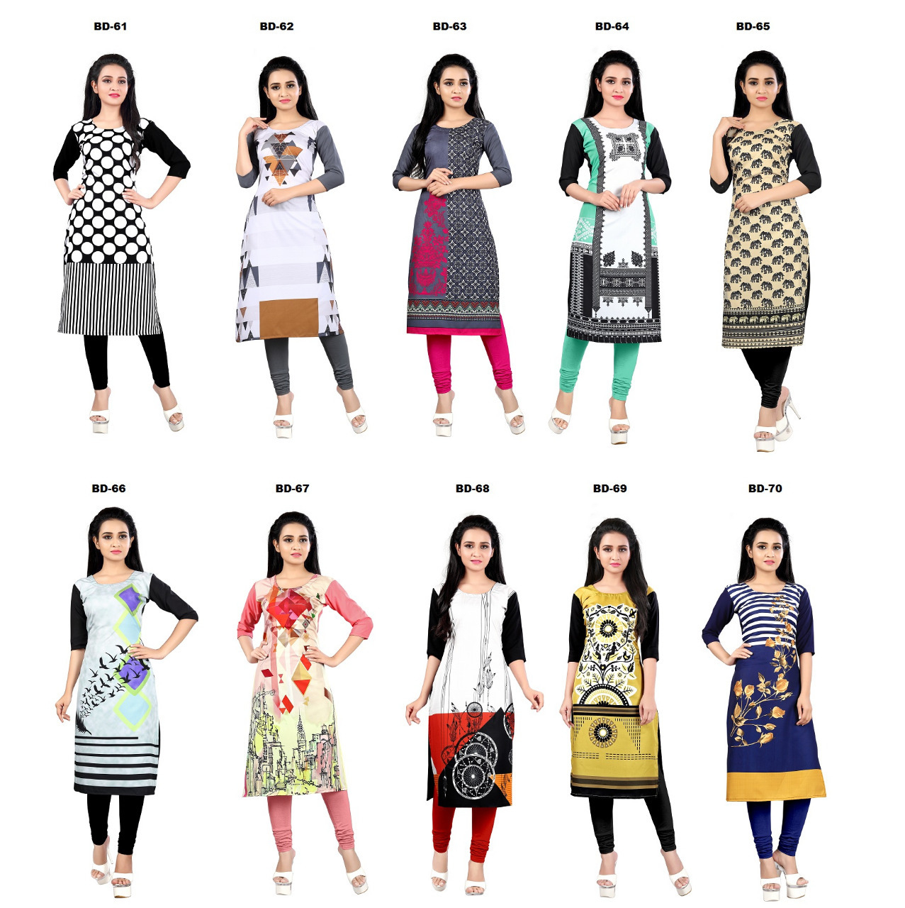 Rainy Designer Crepe Printed Kurti