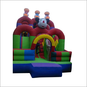Available In Multicolor Fancy Inflatable Slide Castle